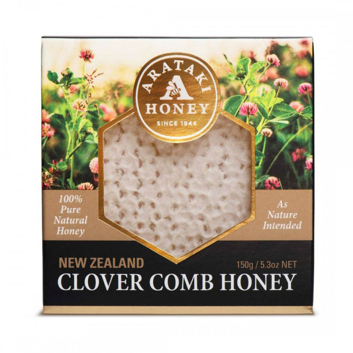 Arataki Honey Clover Comb Honey 150g - The Health Shop
