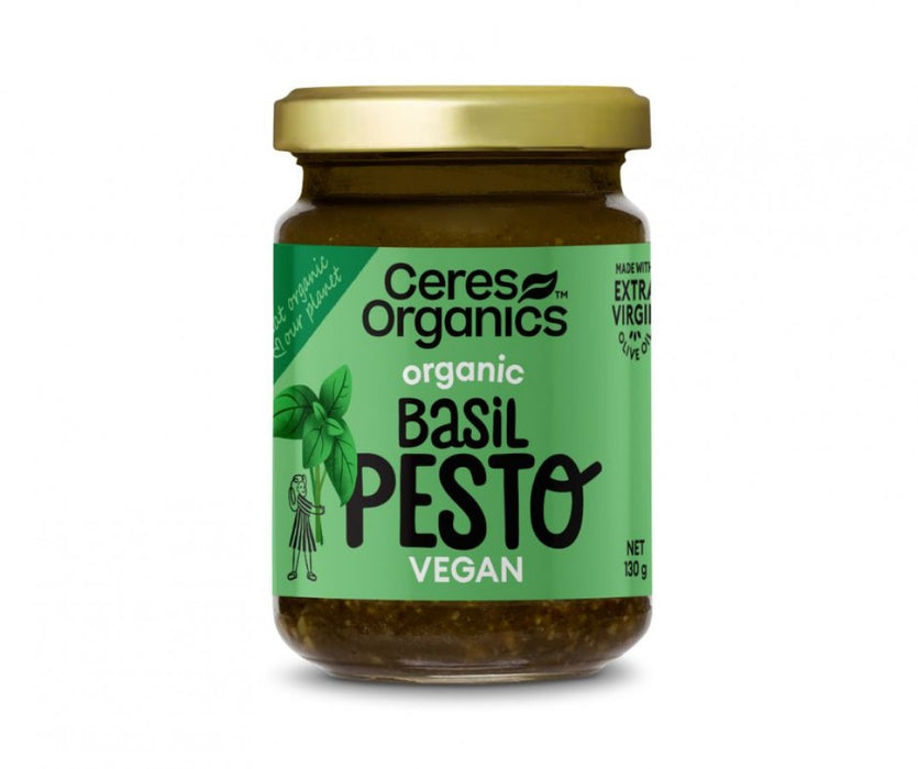 Ceres Organics Organic Basil Pesto 130g - The Health Shop
