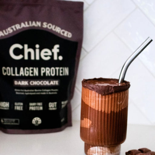 Chief. Collagen Protein Dark Chocolate 450g - The Health Shop