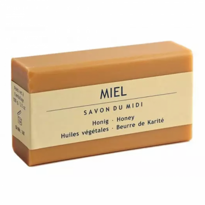 Savon Du Midi Soap Honey 100g - The Health Shop