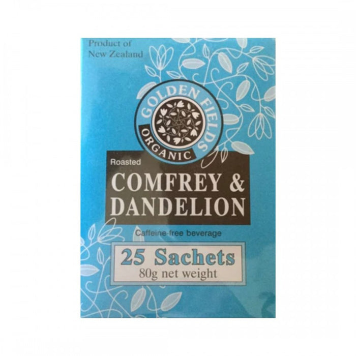Golden Fields Organic Comfrey & Dandelion 25 Sachets - The Health Shop
