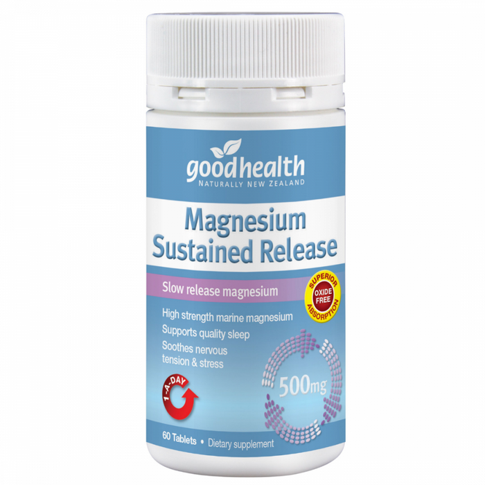 Goodhealth Magnesium Sustained Release 60tabs - The Health Shop