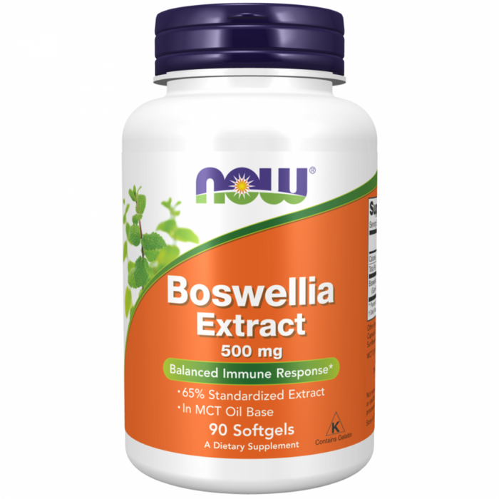 NOW Boswellia Extract 500mg 90 softgels - The Health Shop