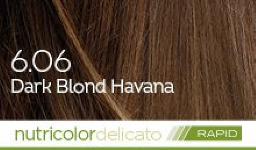 BioKap Nutricolor Delicato RAPID 6.06 Dark Blond Havana - The Health Shop