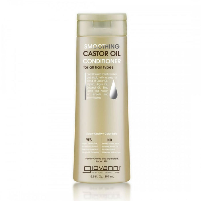 Giovanni Smoothing Castor Oil Conditioner 399ml - The Health Shop