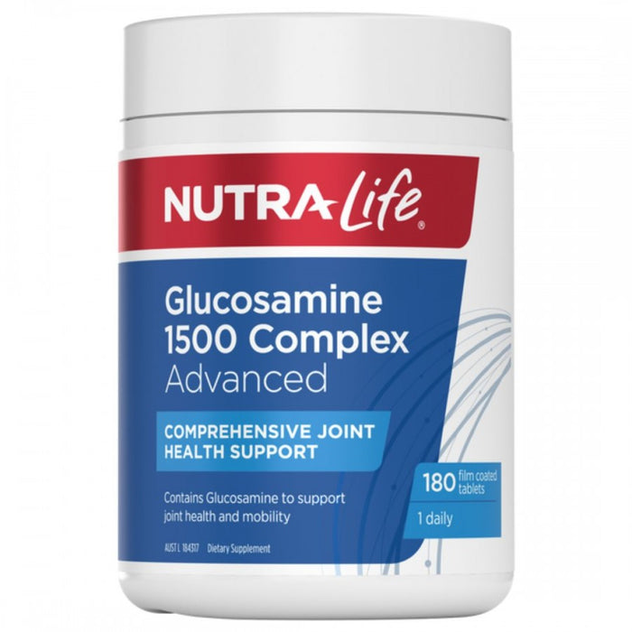 Nutra-Life Glucosamine 1500 Complex Advanced 180tabs - The Health Shop