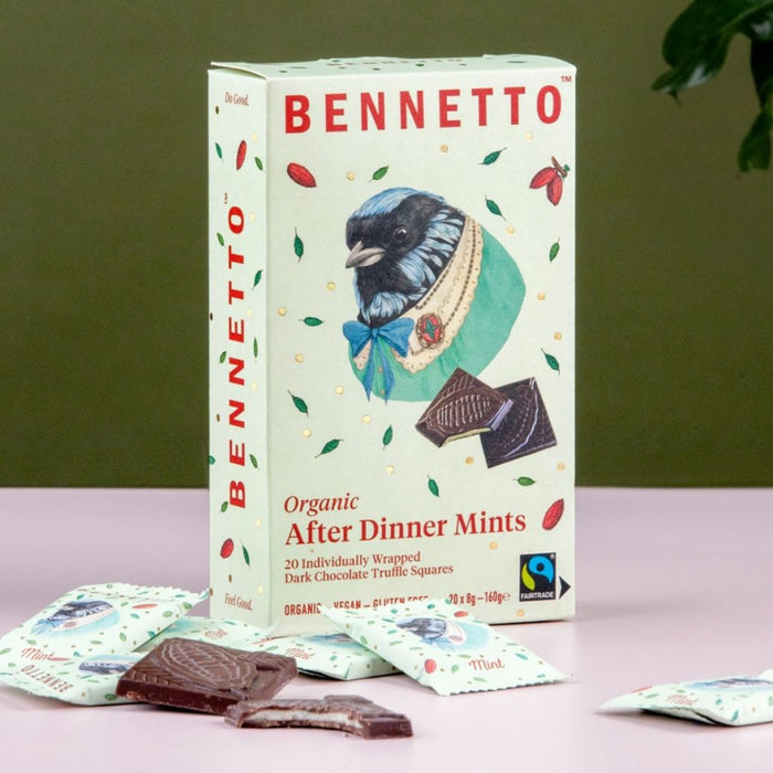 Bennetto Organic After Dinner Mints 20 x 8g - The Health Shop
