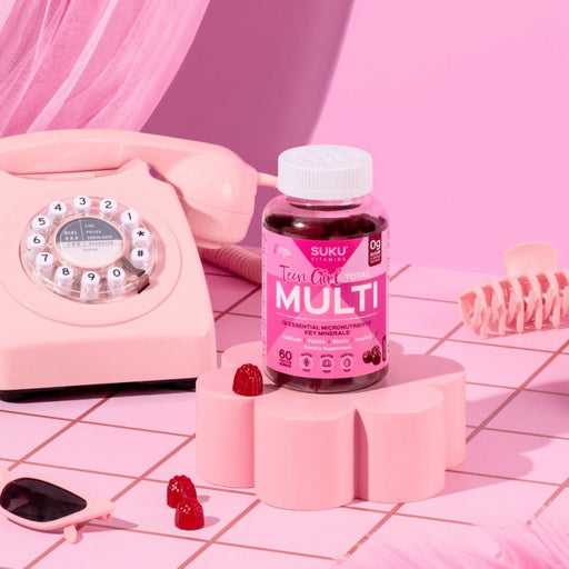 SUKU Vitamins Teen Girl Total Multi 60 Gummies - The Health Shop