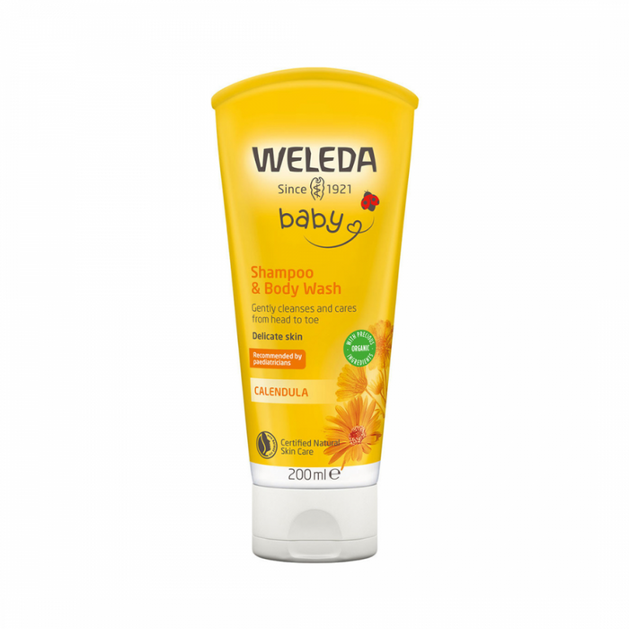 Weleda Baby Calendula Shampoo & Body Wash 200ml - The Health Shop