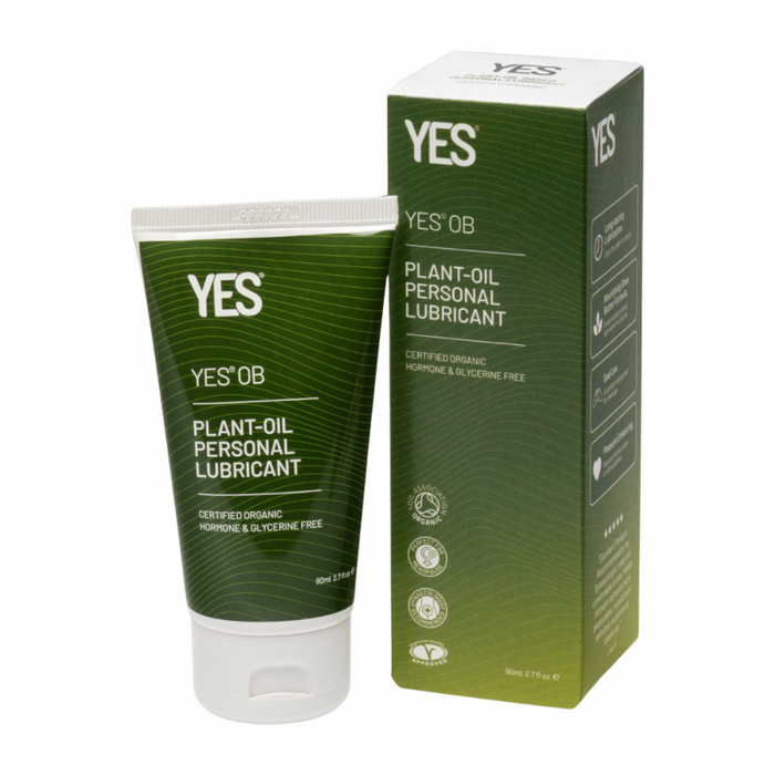 YES OB plant-oil based personal lubricant 80ml - The Health Shop