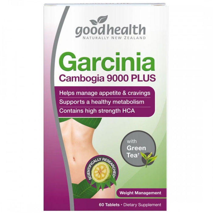 Goodhealth Garcinia Cambogia 9000 PLUS with Green Tea 60tabs - The Health Shop