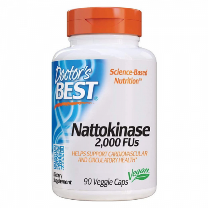 Doctor's Best Nattokinase 2,000FUs 90vcaps - The Health Shop