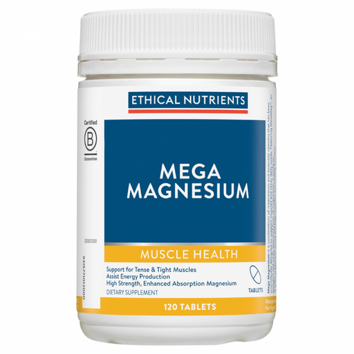 Ethical Nutrients Mega Magnesium 120tabs - The Health Shop
