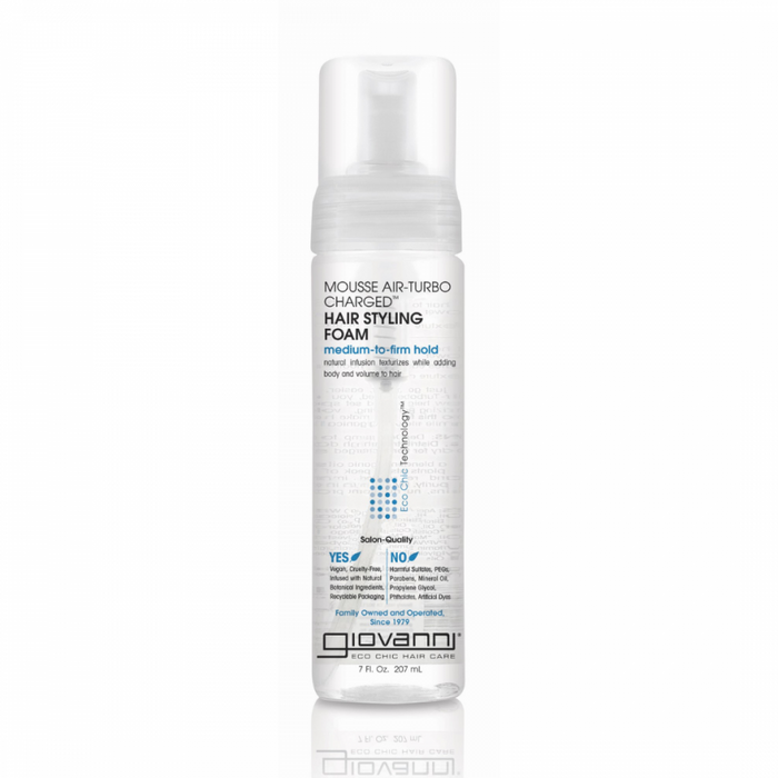 Giovanni Mousse Air-Turbo Charged™ Hair Styling Foam 207ml - The Health Shop