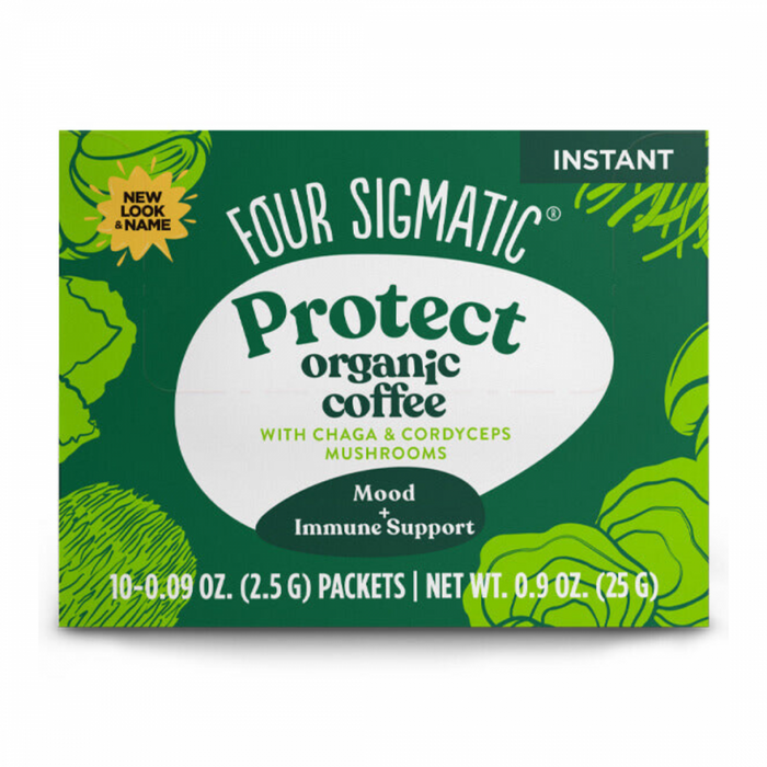 Four Sigmatic Protect Organic Instant Coffee with Mushrooms, 10 packets - The Health Shop
