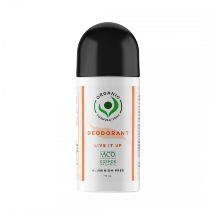 Organic Formulations Deodorant - Live It Up - The Health Shop
