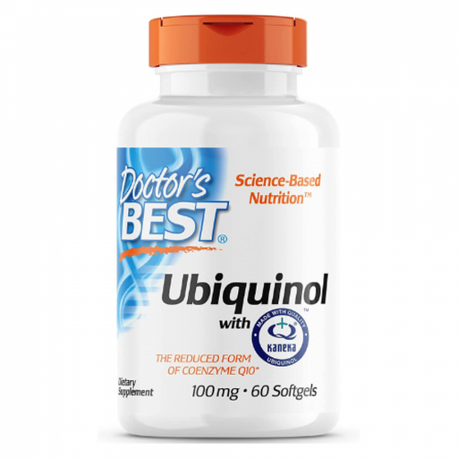 Doctor's Best Ubiquinol with Kaneka 100mg 60softgels - The Health Shop