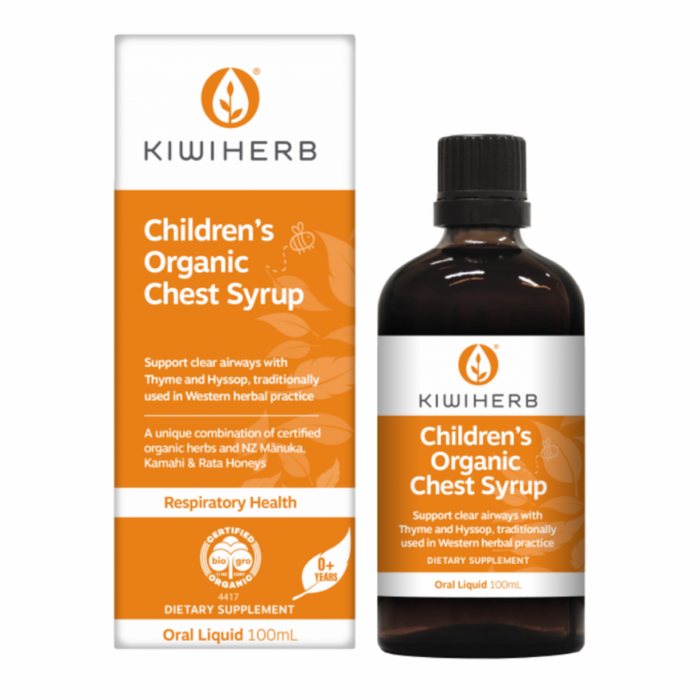 Kiwiherb Children's Organic Chest Syrup 100ml - The Health Shop