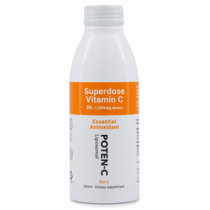 POTEN-C Liposomal Superdose Vitamin C Berry 450ml - The Health Shop