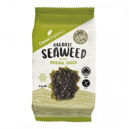 Ceres Organics Roasted Seaweed Snack 11.3g - The Health Shop