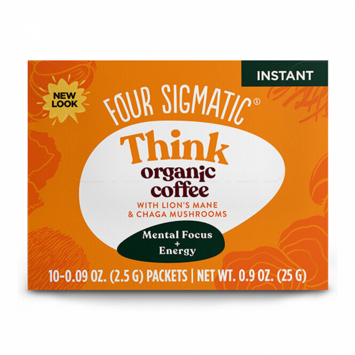 Four Sigmatic Think Organic Instant Coffee with Mushrooms, 10 packets - The Health Shop