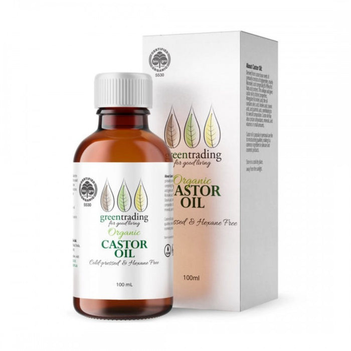 Green Trading Organic Castor Oil 100ml - The Health Shop