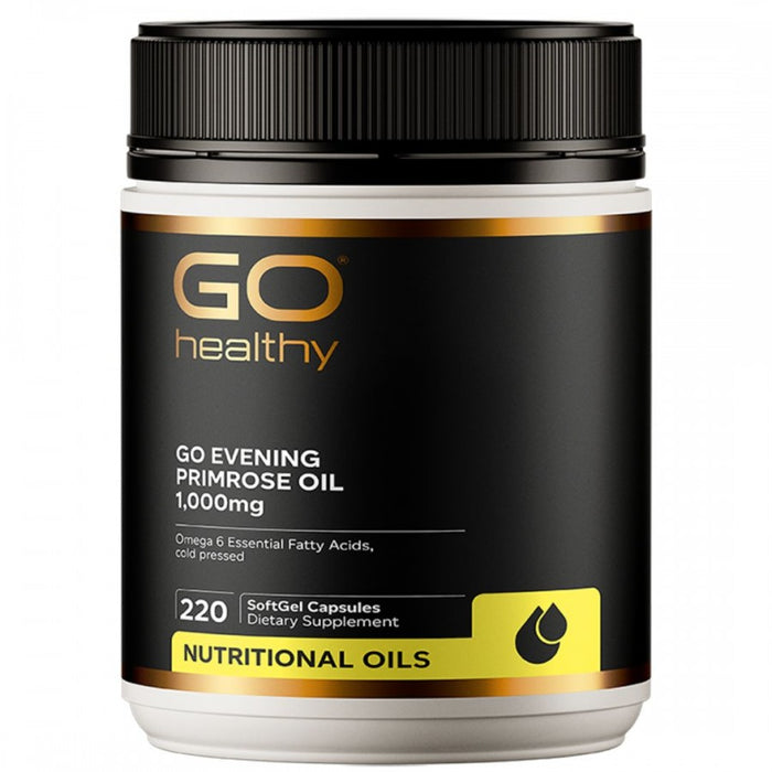 GO Healthy Evening Primrose Oil 1,000mg 220 softgel caps - The Health Shop