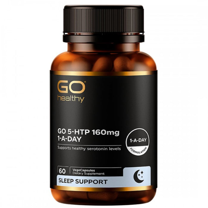 GO Healthy 5-HTP 160mg 1-A-Day 60vcaps - The Health Shop