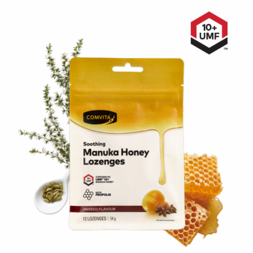 Comvita Manuka Honey Lozenges, Aniseed Flavour - The Health Shop
