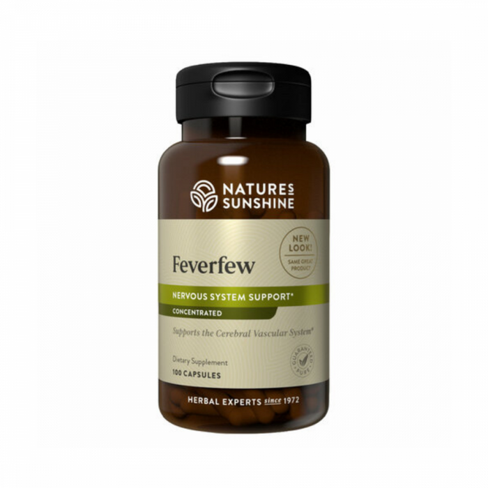 Nature's Sunshine Feverfew 100vegcaps - The Health Shop