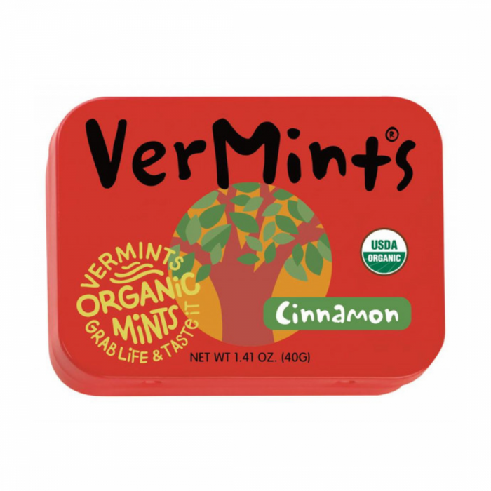 VerMints Organic Mints - Cinnamon - The Health Shop