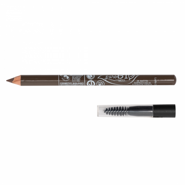puroBIO Eye & Eyebrow Pencil 28 Dark Dove Grey - The Health Shop