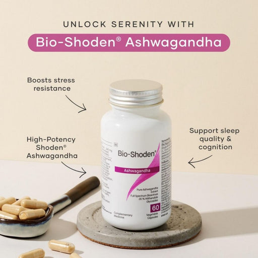 Coyne Healthcare Bio-Shoden Ashwagandha 60vcaps - The Health Shop