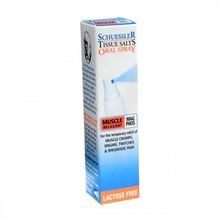 Schuessler Tissue Salts Mag Phos - MUSCLE RELAXANT - 30ml oral spray - The Health Shop
