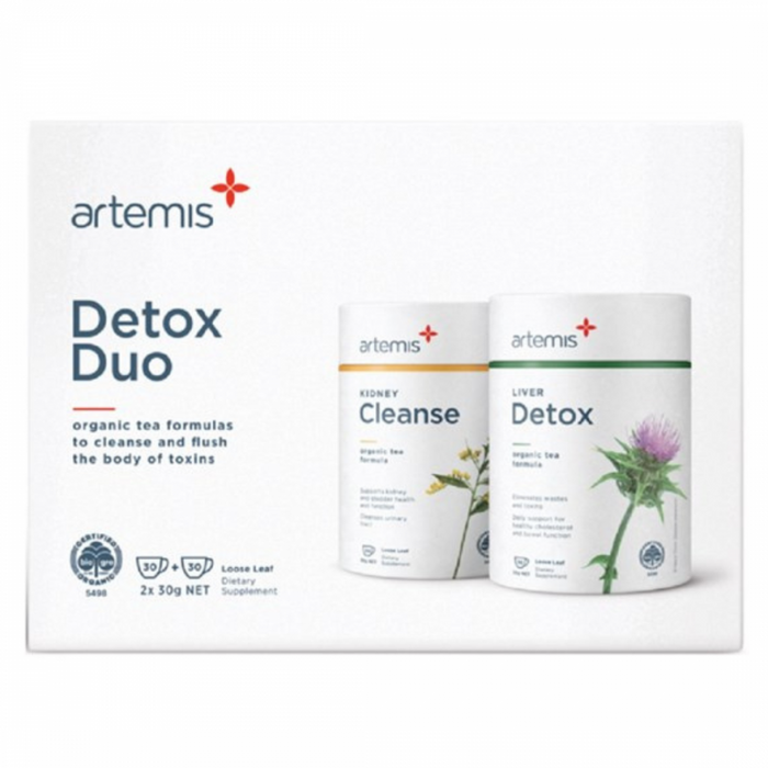 Artemis Organic Detox Duo - Liver Detox & Kidney Cleanse - The Health Shop