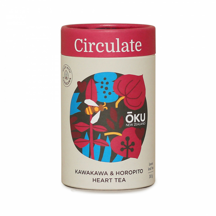 OKU Circulate Kawakawa Blended Tea 30g loose leaf - The Health Shop