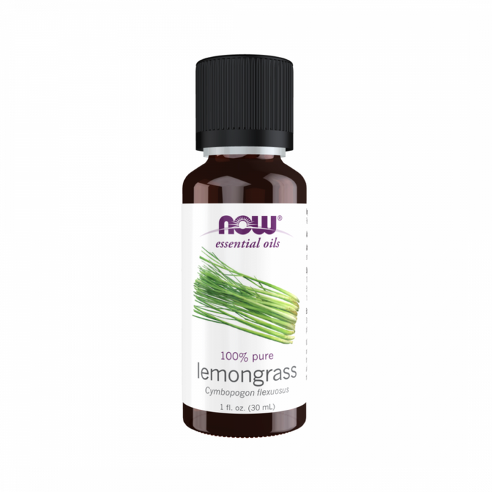 NOW Essential Oil Lemongrass 100% Pure 30ml - The Health Shop