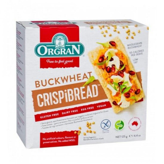 Orgran Buckwheat Crispibread 125g - The Health Shop