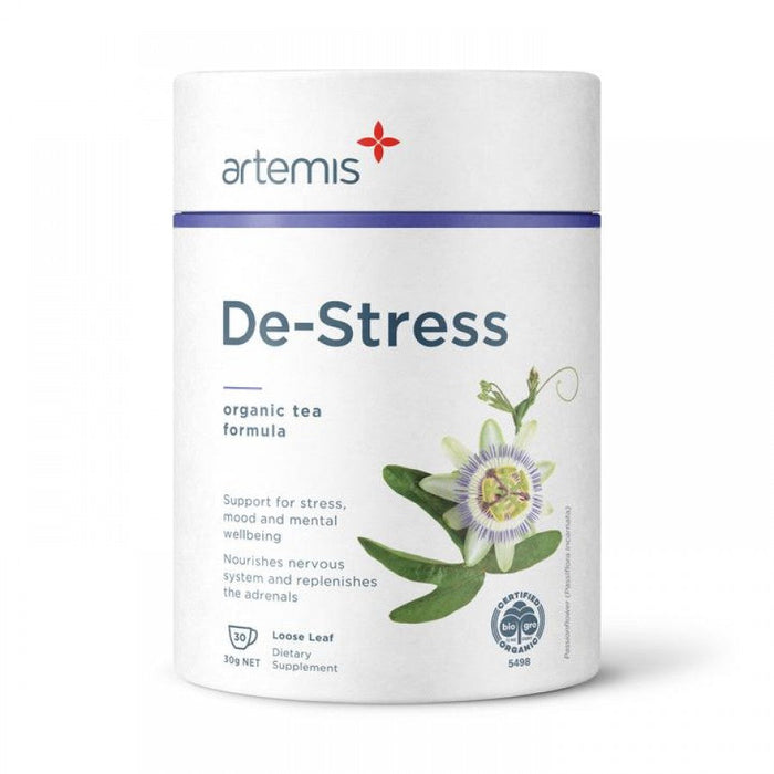 Artemis Organic De-Stress Tea 30g loose leaf - The Health Shop