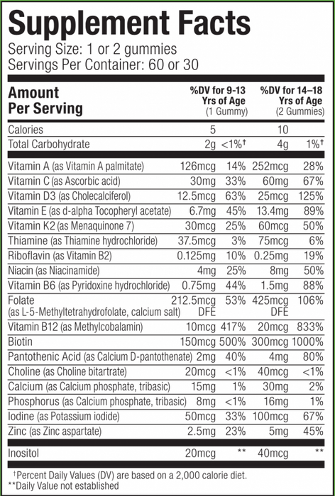 SUKU Vitamins Teen Boy Total Multi 60 Gummies - The Health Shop