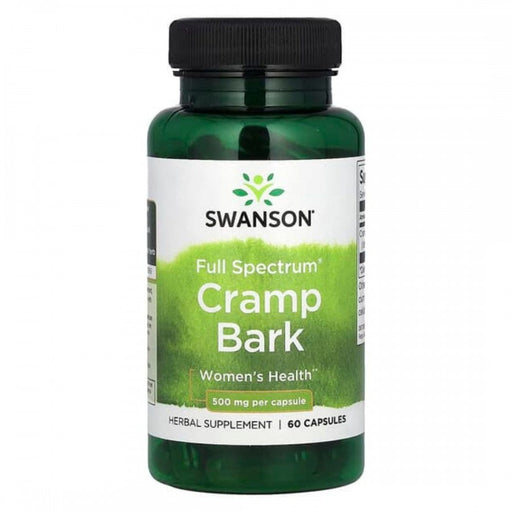 Swanson Full Spectrum Cramp Bark 500mg 60caps - The Health Shop