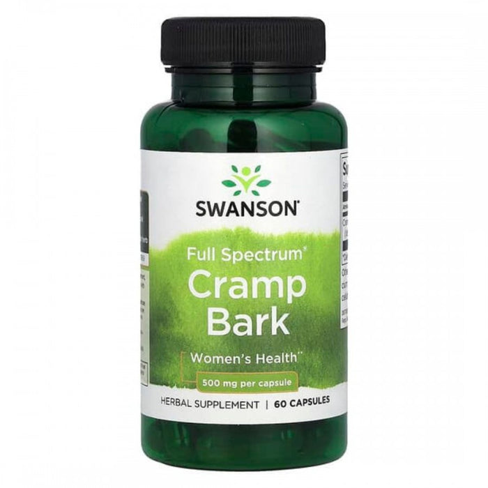 Swanson Full Spectrum Cramp Bark 500mg 60caps - The Health Shop