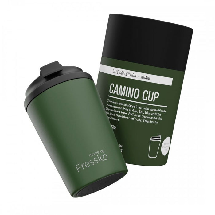made by Fressko Camino Reusable Cup - Khaki - The Health Shop