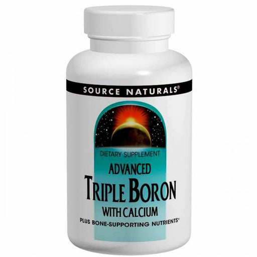 Source Naturals Advanced Triple Boron with Calcium 120caps - The Health Shop