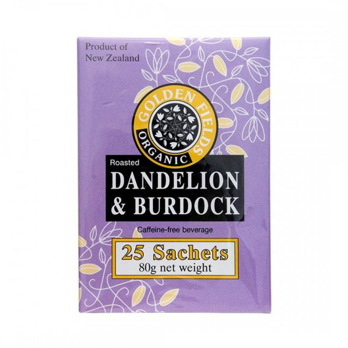 Golden Fields Organic Dandelion & Burdock 25 Sachets - The Health Shop