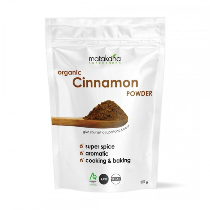 Matakana Superfoods Organic Cinnamon Powder 100g - The Health Shop