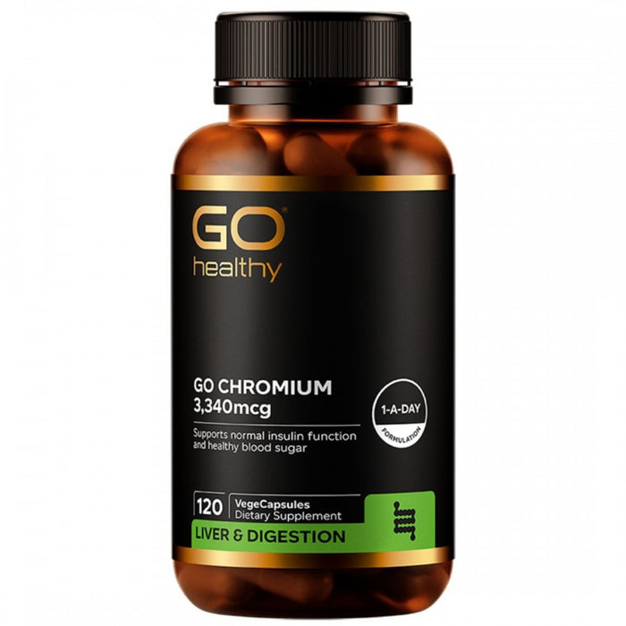GO Healthy Chromium 3340mcg 120vcaps - The Health Shop