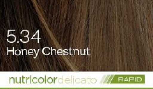 BioKap Nutricolor Delicato RAPID 5.34 Honey Chestnut - The Health Shop