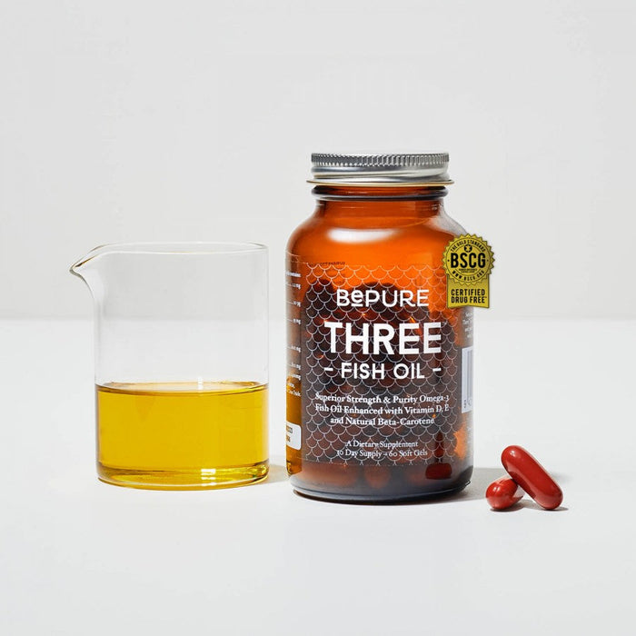 BePure Three - Fish Oil - 60 softgels - The Health Shop