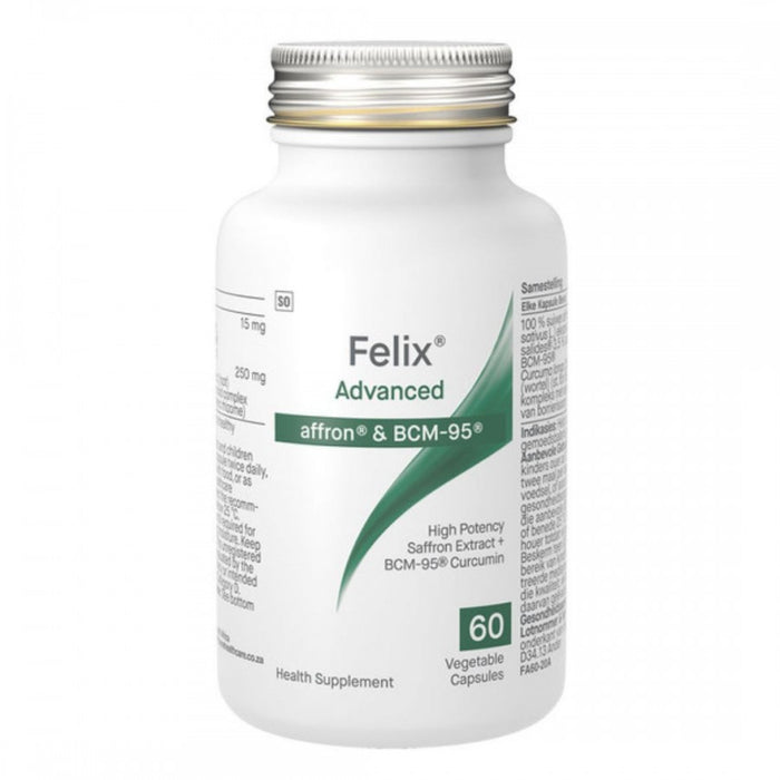 Coyne Healthcare Felix Advanced affron® and BCM95™ 60vcaps - The Health Shop